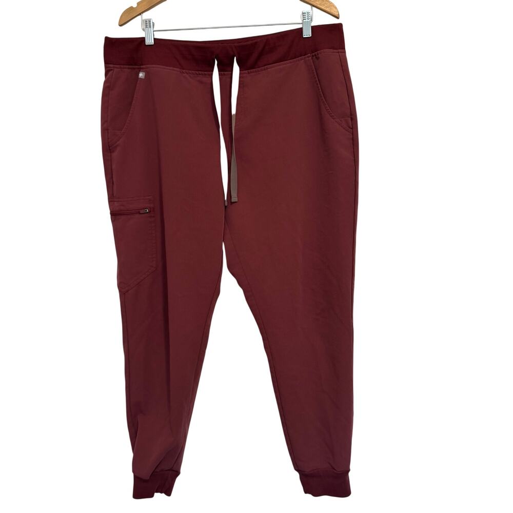 Figs Zamora Joggers in Dark Cherry size XL